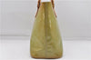 Authentic Louis Vuitton Vernis Houston Shoulder Bag M91005 Light Green LV 4224D