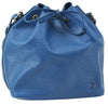 Authentic Louis Vuitton Epi Petit Noe Blue Shoulder Bag M44105 LV 4225D