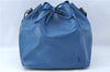 Authentic Louis Vuitton Epi Petit Noe Blue Shoulder Bag M44105 LV 4225D