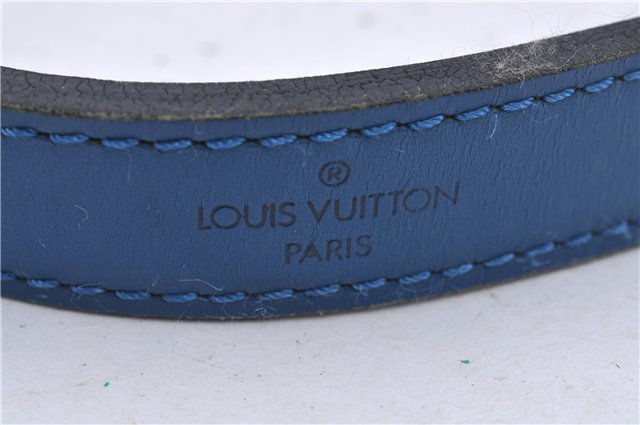 Authentic Louis Vuitton Epi Petit Noe Blue Shoulder Bag M44105 LV 4225D