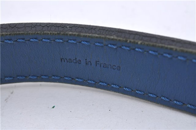 Authentic Louis Vuitton Epi Petit Noe Blue Shoulder Bag M44105 LV 4225D