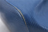 Authentic Louis Vuitton Epi Petit Noe Blue Shoulder Bag M44105 LV 4225D