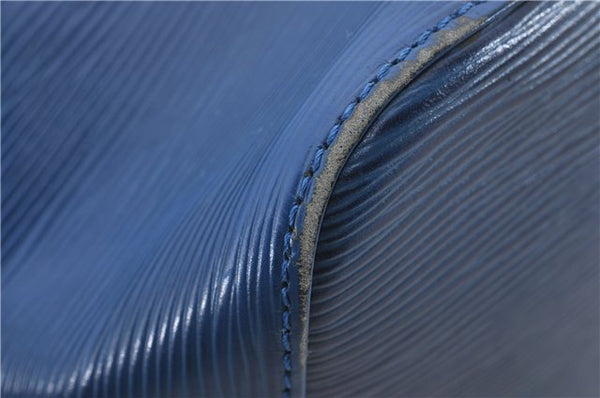 Authentic Louis Vuitton Epi Petit Noe Blue Shoulder Bag M44105 LV 4225D