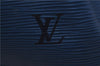 Authentic Louis Vuitton Epi Petit Noe Blue Shoulder Bag M44105 LV 4225D