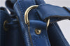 Authentic Louis Vuitton Epi Petit Noe Blue Shoulder Bag M44105 LV 4225D