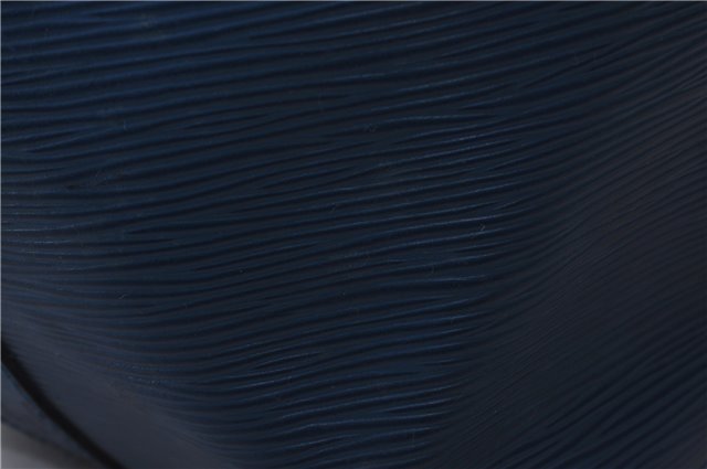 Authentic Louis Vuitton Epi Petit Noe Blue Shoulder Bag M44105 LV 4225D