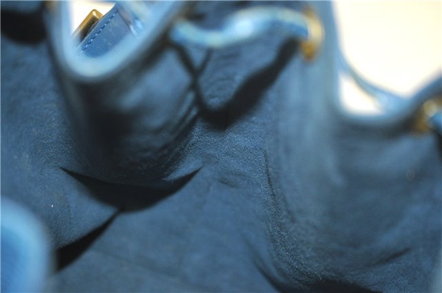 Authentic Louis Vuitton Epi Petit Noe Blue Shoulder Bag M44105 LV 4225D