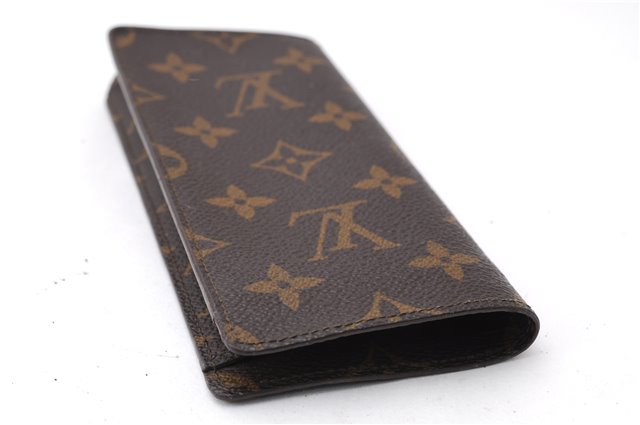 Authentic Louis Vuitton Monogram Etui Lunette Simple M62962 Glasses Case 4226E