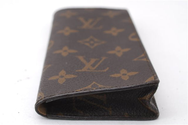 Authentic Louis Vuitton Monogram Etui Lunette Simple M62962 Glasses Case 4226E