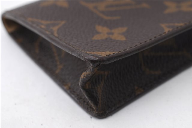 Authentic Louis Vuitton Monogram Etui Lunette Simple M62962 Glasses Case 4226E