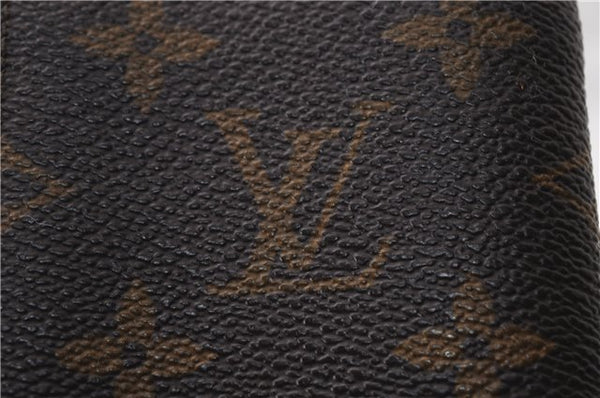 Authentic Louis Vuitton Monogram Etui Lunette Simple M62962 Glasses Case 4226E