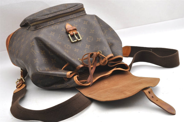 Authentic Louis Vuitton Monogram Montsouris GM Backpack M51135 LV 4226I