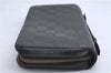 Auth Louis Vuitton Damier Infini Zippy XL Travel Case Wallet N61254 Black 4227D