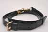 Authentic Louis Vuitton Leather Shoulder Strap Green 35.6-42.5" LV 4227I