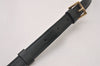 Authentic Louis Vuitton Leather Shoulder Strap Green 35.6-42.5" LV 4227I