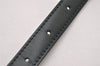 Authentic Louis Vuitton Leather Shoulder Strap Green 35.6-42.5" LV 4227I