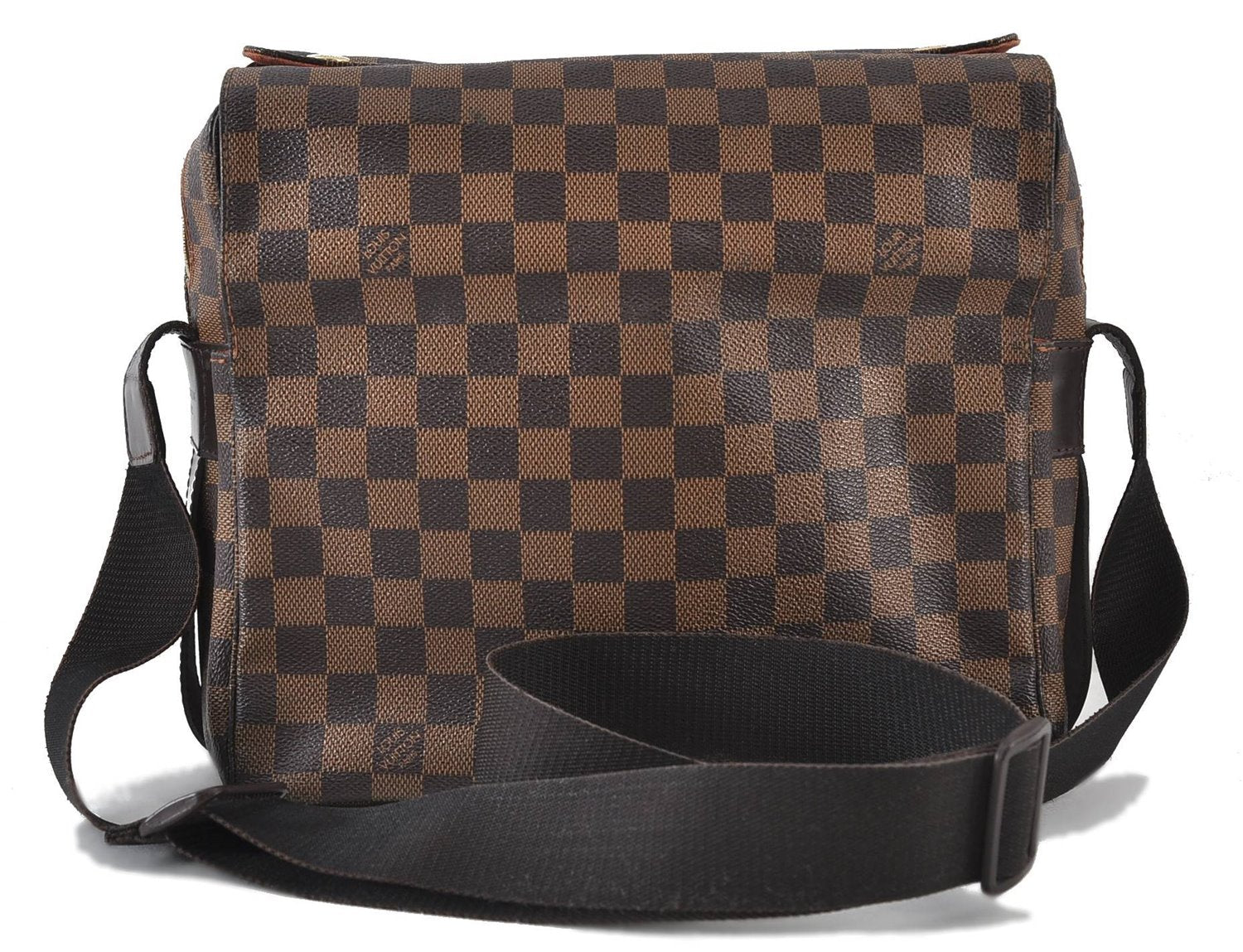 Authentic Louis Vuitton Damier Naviglio Shoulder Cross Body Bag N45255 LV 4228D