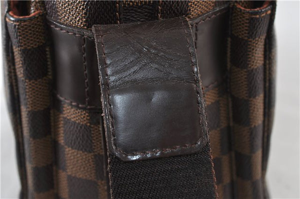 Authentic Louis Vuitton Damier Naviglio Shoulder Cross Body Bag N45255 LV 4228D