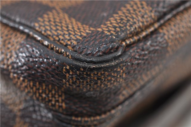 Authentic Louis Vuitton Damier Naviglio Shoulder Cross Body Bag N45255 LV 4228D