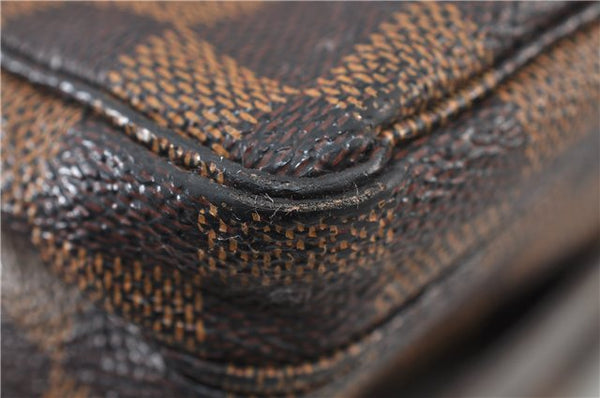 Authentic Louis Vuitton Damier Naviglio Shoulder Cross Body Bag N45255 LV 4228D