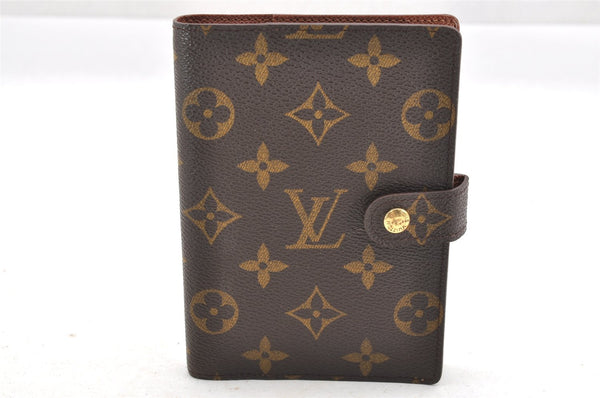 Authentic Louis Vuitton Monogram Agenda PM Notebook Cover R20005 LV 4228I