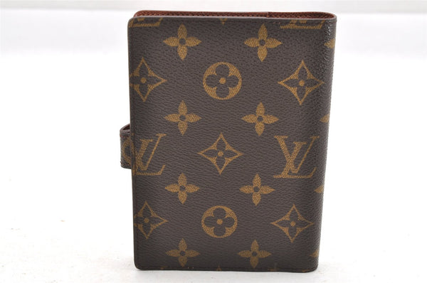 Authentic Louis Vuitton Monogram Agenda PM Notebook Cover R20005 LV 4228I