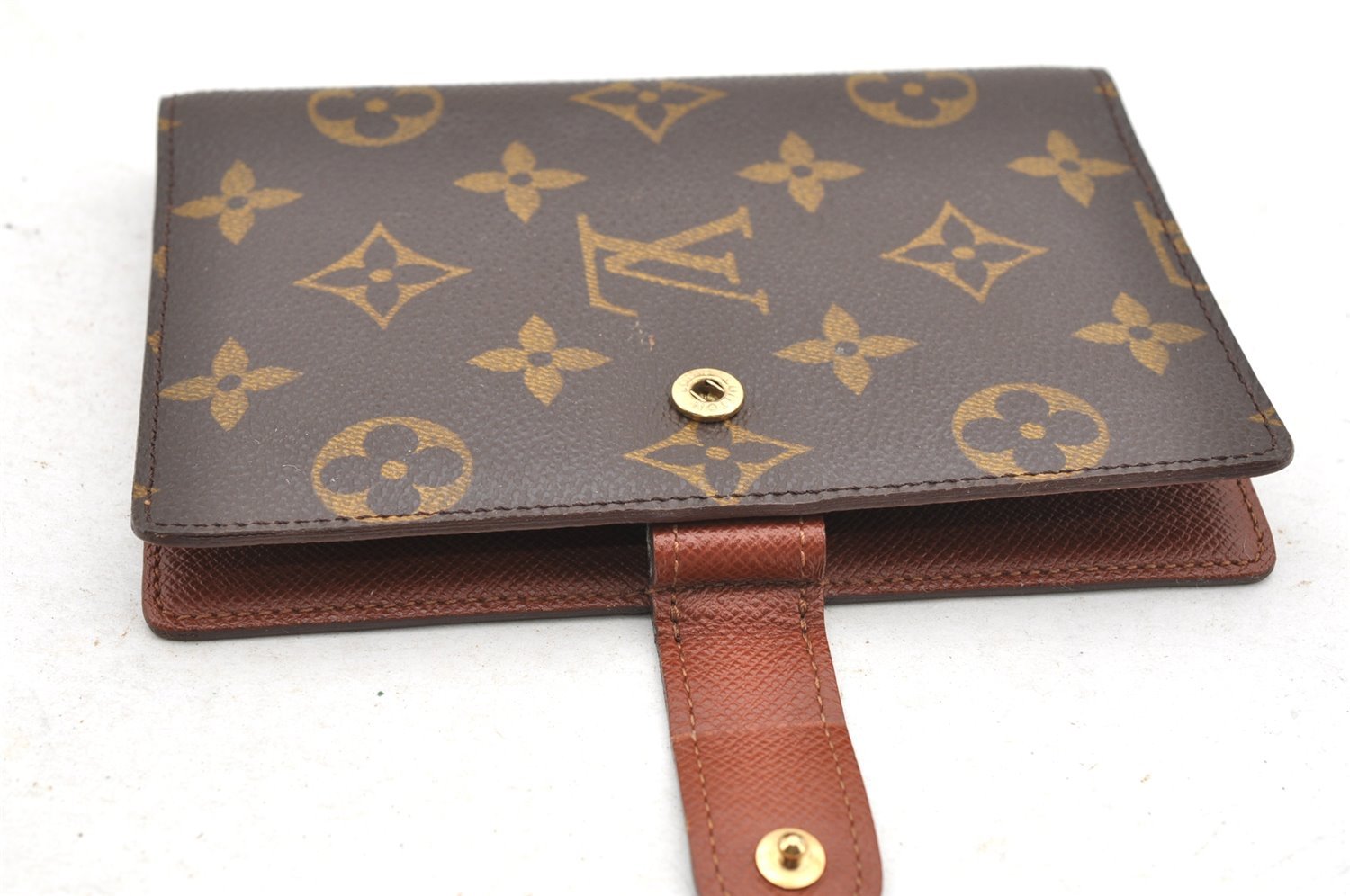 Authentic Louis Vuitton Monogram Agenda PM Notebook Cover R20005 LV 4228I
