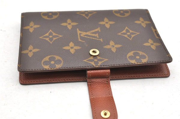 Authentic Louis Vuitton Monogram Agenda PM Notebook Cover R20005 LV 4228I