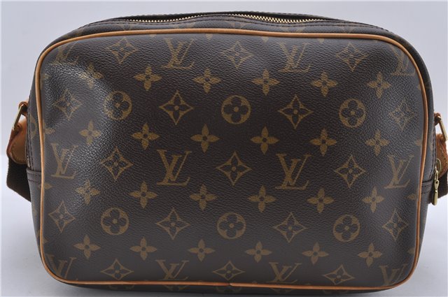 Auth Louis Vuitton Monogram Reporter PM Shoulder Cross Body Bag M45254 LV 4229D