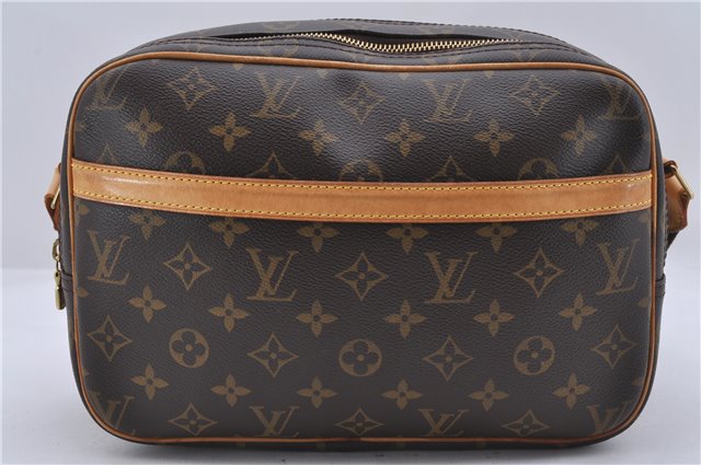 Auth Louis Vuitton Monogram Reporter PM Shoulder Cross Body Bag M45254 LV 4229D