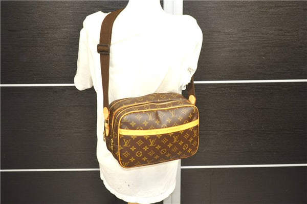 Auth Louis Vuitton Monogram Reporter PM Shoulder Cross Body Bag M45254 LV 4229D