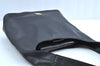 Authentic CELINE Vintage Shoulder Bag Purse Leather Black 4229H