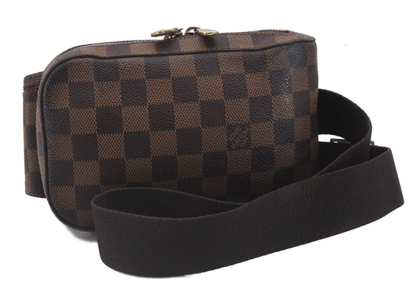 Authentic Louis Vuitton Damier Geronimos Waist Bum Waist bag N51994 LV 4230D