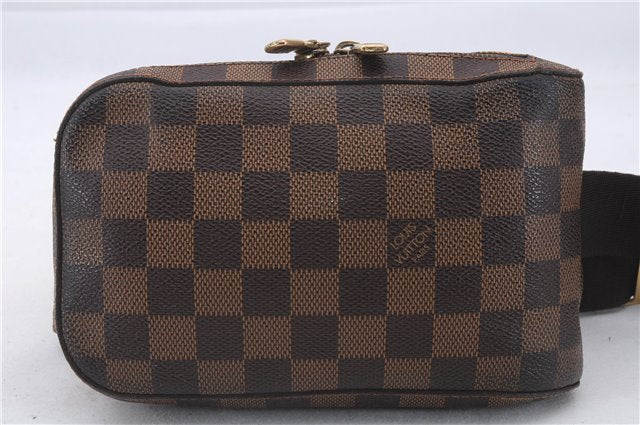 Authentic Louis Vuitton Damier Geronimos Waist Bum Waist bag N51994 LV 4230D