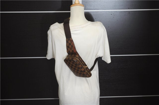 Authentic Louis Vuitton Damier Geronimos Waist Bum Waist bag N51994 LV 4230D