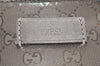 Authentic GUCCI GG Imprime Shoulder Tote Bag GG PVC Leather 211137 Silver 4231I