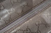 Authentic GUCCI GG Imprime Shoulder Tote Bag GG PVC Leather 211137 Silver 4231I