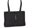 Authentic GUCCI Jackie Shoulder Hand Bag GG Canvas Leather 0021073 Black 4235I
