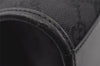 Authentic GUCCI Jackie Shoulder Hand Bag GG Canvas Leather 0021073 Black 4235I