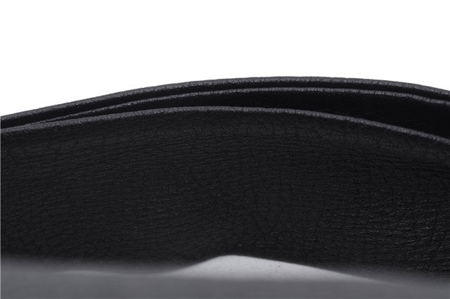 Authentic GUCCI Bamboo Tassel Shoulder Tote Bag Leather 232930 Black 4236E