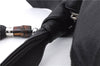 Authentic GUCCI Bamboo Tassel Shoulder Tote Bag Leather 232930 Black 4236E