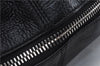 Authentic GUCCI Bamboo Tassel Shoulder Tote Bag Leather 232930 Black 4236E