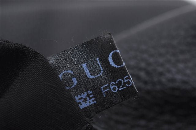 Authentic GUCCI Bamboo Tassel Shoulder Tote Bag Leather 232930 Black 4236E