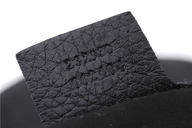 Authentic GUCCI Bamboo Tassel Shoulder Tote Bag Leather 232930 Black 4236E