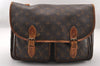 Authentic Louis Vuitton Monogram Sac Bazas Shoulder Cross Bag M99013 LV 4236I