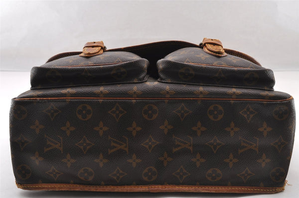 Authentic Louis Vuitton Monogram Sac Bazas Shoulder Cross Bag M99013 LV 4236I