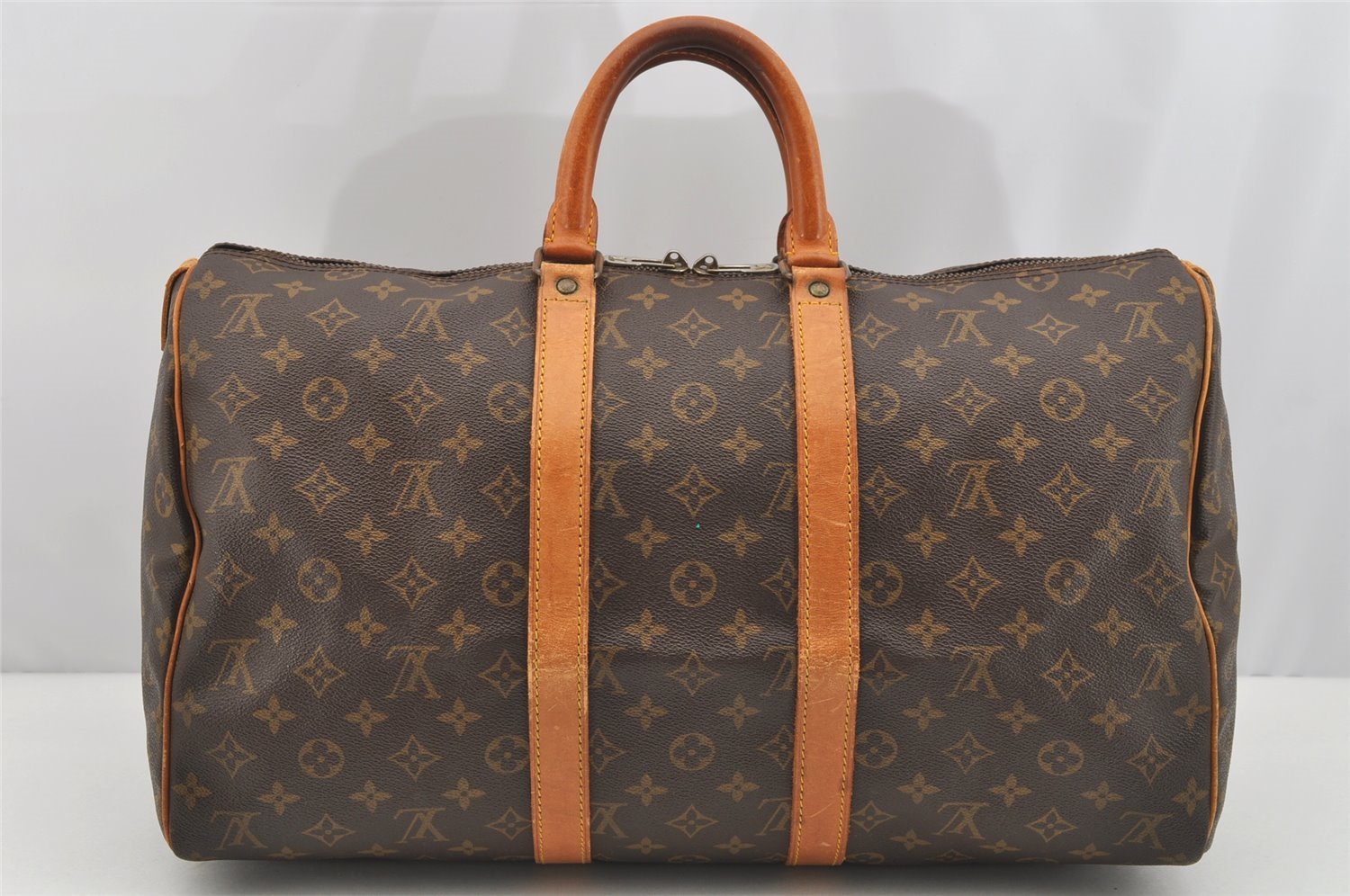 Authentic Louis Vuitton Monogram Keepall 45 Travel Boston Bag M41428 LV 4238I