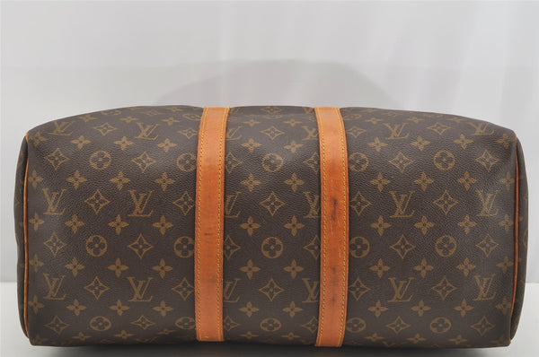 Authentic Louis Vuitton Monogram Keepall 45 Travel Boston Bag M41428 LV 4238I