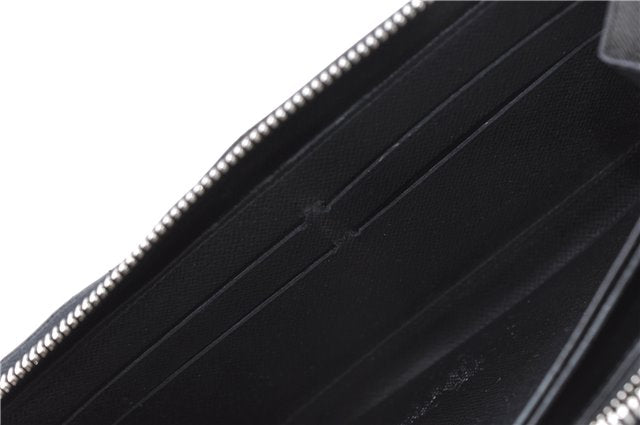 Authentic Louis Vuitton Epi Zippy Long Wallet Purse Black M60072 LV 4239D