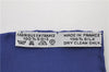 Authentic HERMES Carre 90 Scarf "Mexique" Silk Blue 4240D